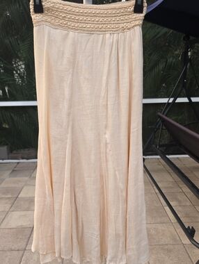 J. GEE Maxi Skirt with Smocked Waist